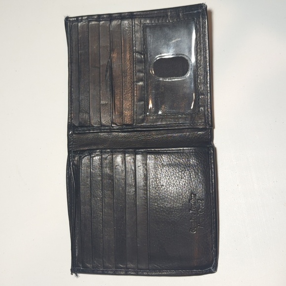 Paul & Taylor USA Black Leather Wallet - Picture 1 of 9